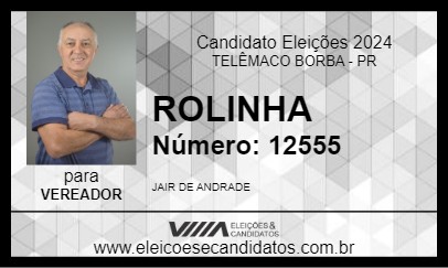 Candidato ROLINHA 2024 - TELÊMACO BORBA - Eleições