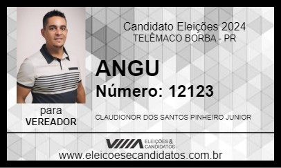 Candidato ANGU 2024 - TELÊMACO BORBA - Eleições