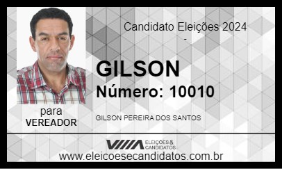 Candidato GILSON 2024 - TELÊMACO BORBA - Eleições