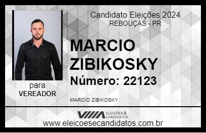 Candidato MARCIO ZIBIKOSKY 2024 - REBOUÇAS - Eleições