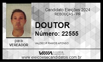 Candidato DOUTOR 2024 - REBOUÇAS - Eleições