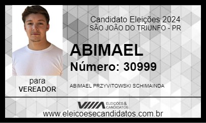 Candidato ABIMAEL 2024 - SÃO JOÃO DO TRIUNFO - Eleições