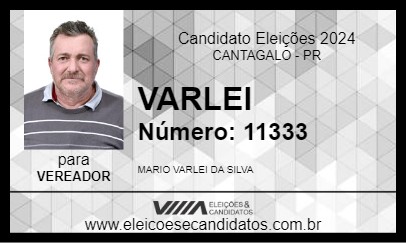 Candidato VARLEI 2024 - CANTAGALO - Eleições