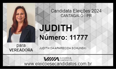 Candidato JUDITH 2024 - CANTAGALO - Eleições