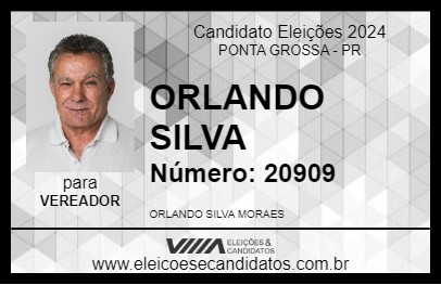 Candidato ORLANDO SILVA 2024 - PONTA GROSSA - Eleições