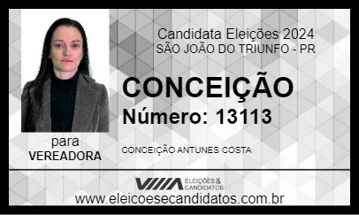 Candidato CONCEIÇÃO 2024 - SÃO JOÃO DO TRIUNFO - Eleições