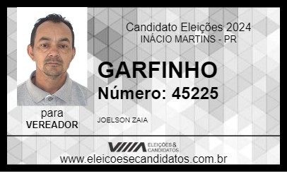 Candidato GARFINHO 2024 - INÁCIO MARTINS - Eleições