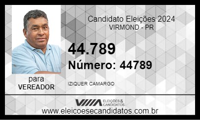 Candidato MIQUIFE 2024 - VIRMOND - Eleições