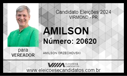 Candidato AMILSON 2024 - VIRMOND - Eleições