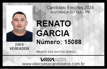 Candidato RENATO GARCIA 2024 - ALVORADA DO SUL - Eleições