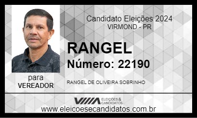 Candidato RANGEL 2024 - VIRMOND - Eleições