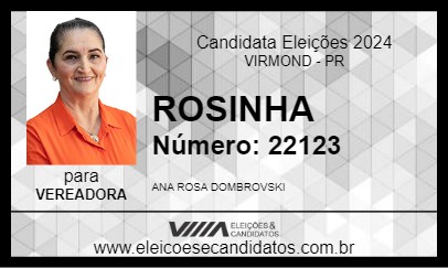 Candidato ROSINHA 2024 - VIRMOND - Eleições