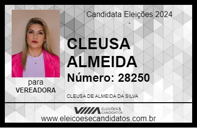 Candidato CLEUSA ALMEIDA 2024 - LARANJEIRAS DO SUL - Eleições