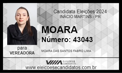 Candidato MOARA 2024 - INÁCIO MARTINS - Eleições