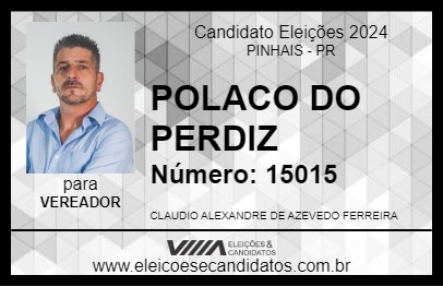 Candidato POLACO DO PERDIZ 2024 - PINHAIS - Eleições