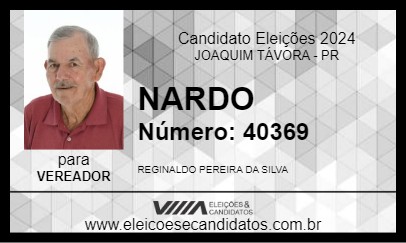 Candidato NARDO 2024 - JOAQUIM TÁVORA - Eleições