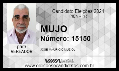 Candidato MUJO 2024 - PIÊN - Eleições