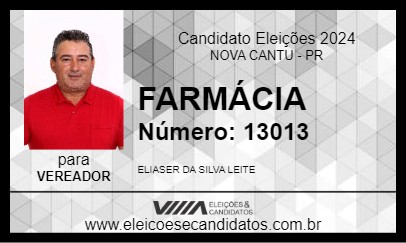 Candidato FARMÁCIA 2024 - NOVA CANTU - Eleições