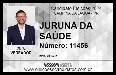 Candidato JURUNA DA SAÚDE 2024 - CAMPINA DA LAGOA - Eleições