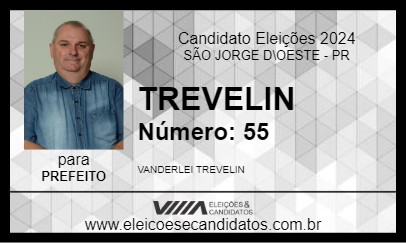 Candidato TREVELIN 2024 - SÃO JORGE D\OESTE - Eleições