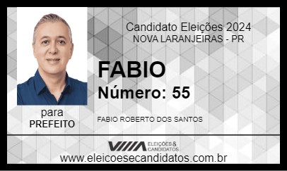 Candidato FABIO 2024 - NOVA LARANJEIRAS - Eleições