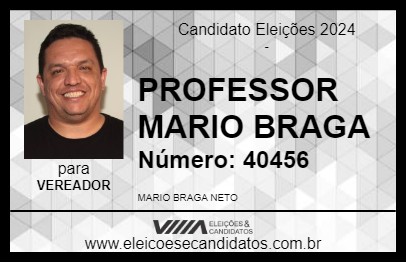 Candidato PROFESSOR MARIO BRAGA 2024 - MATINHOS - Eleições