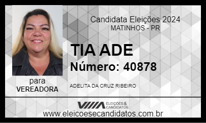 Candidato TIA ADE 2024 - MATINHOS - Eleições