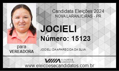 Candidato JOCIELI 2024 - NOVA LARANJEIRAS - Eleições