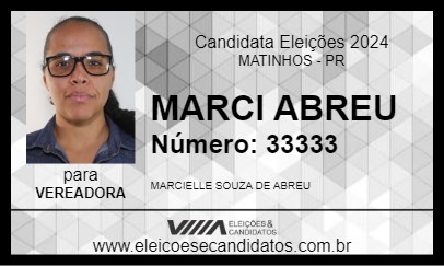 Candidato MARCI ABREU 2024 - MATINHOS - Eleições