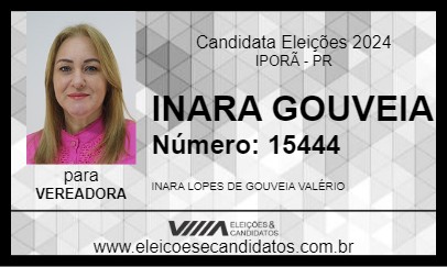 Candidato INARA GOUVEIA 2024 - IPORÃ - Eleições