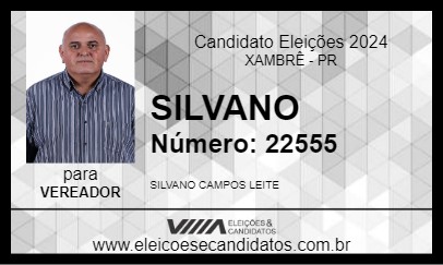 Candidato SILVANO 2024 - XAMBRÊ - Eleições