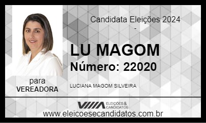 Candidato LU MAGON 2024 - CAMBIRA - Eleições