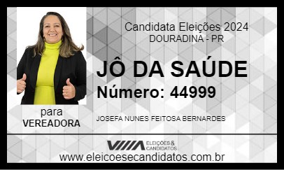 Candidato JÔ DA SAÚDE 2024 - DOURADINA - Eleições