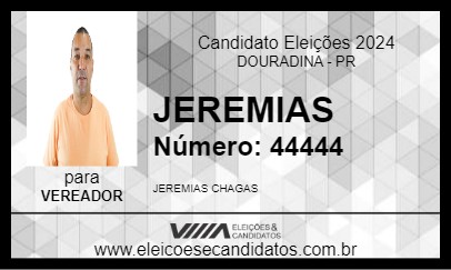 Candidato JEREMIAS 2024 - DOURADINA - Eleições