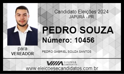 Candidato PEDRO SOUZA  2024 - JAPURÁ - Eleições