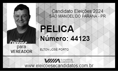 Candidato PELICA 2024 - SÃO MANOEL DO PARANÁ - Eleições