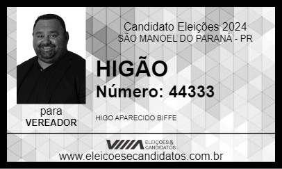 Candidato HIGÃO 2024 - SÃO MANOEL DO PARANÁ - Eleições