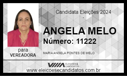 Candidato ANGELA MELO 2024 - SANTA CRUZ DE MONTE CASTELO - Eleições