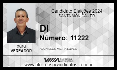 Candidato DI 2024 - SANTA MÔNICA - Eleições