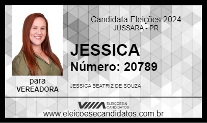 Candidato JESSICA  2024 - JUSSARA - Eleições