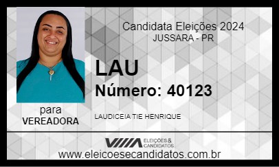 Candidato LAU 2024 - JUSSARA - Eleições