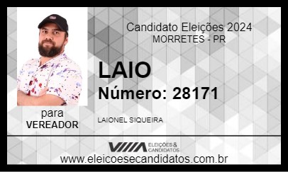 Candidato LAIO 2024 - MORRETES - Eleições