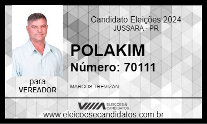 Candidato POLAKIM 2024 - JUSSARA - Eleições