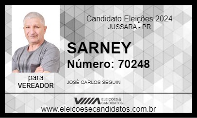 Candidato SARNEY 2024 - JUSSARA - Eleições