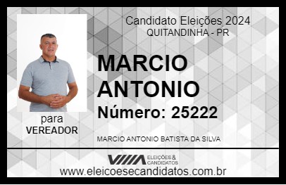 Candidato MARCIO ANTONIO 2024 - QUITANDINHA - Eleições