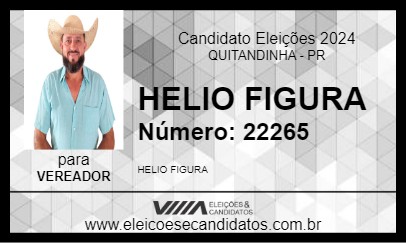 Candidato HELIO FIGURA 2024 - QUITANDINHA - Eleições