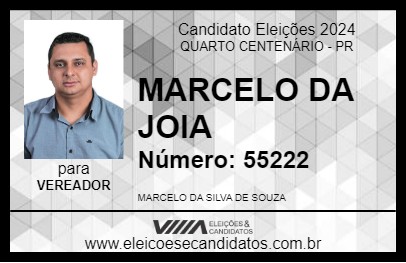 Candidato MARCELO DA JOIA 2024 - QUARTO CENTENÁRIO - Eleições