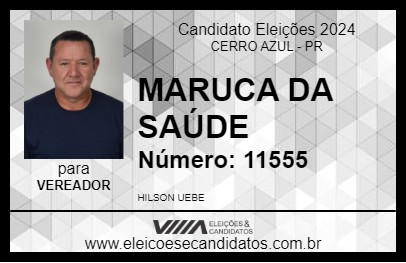 Candidato MARUCA DA SAÚDE 2024 - CERRO AZUL - Eleições