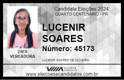 Candidato LUCENIR SOARES 2024 - QUARTO CENTENÁRIO - Eleições