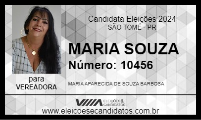 Candidato MARIA SOUZA  2024 - SÃO TOMÉ - Eleições